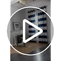 DriftAway Navy Striped Room Darkening Curtains Patriotic Horizontal Stripe Classic Grommet Drapes for Bedroom Living Room Thermal Insulated Panels for Boys Kids Holidays July 4th Labor Day